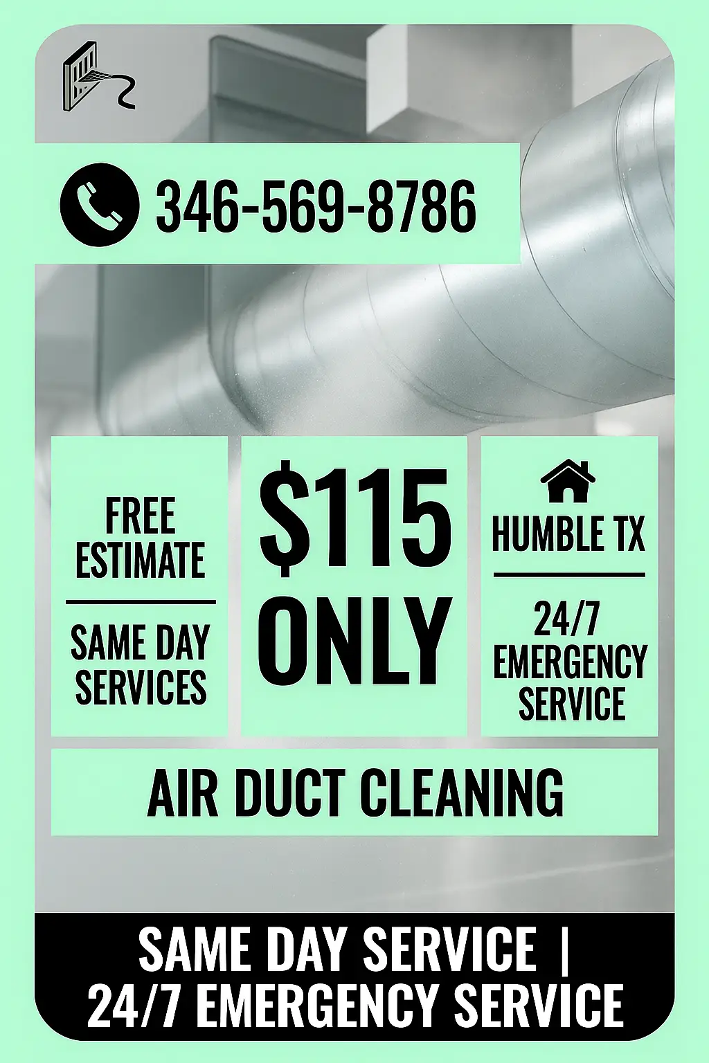 Air Duct Vent Cleaning Humble TX Coupon